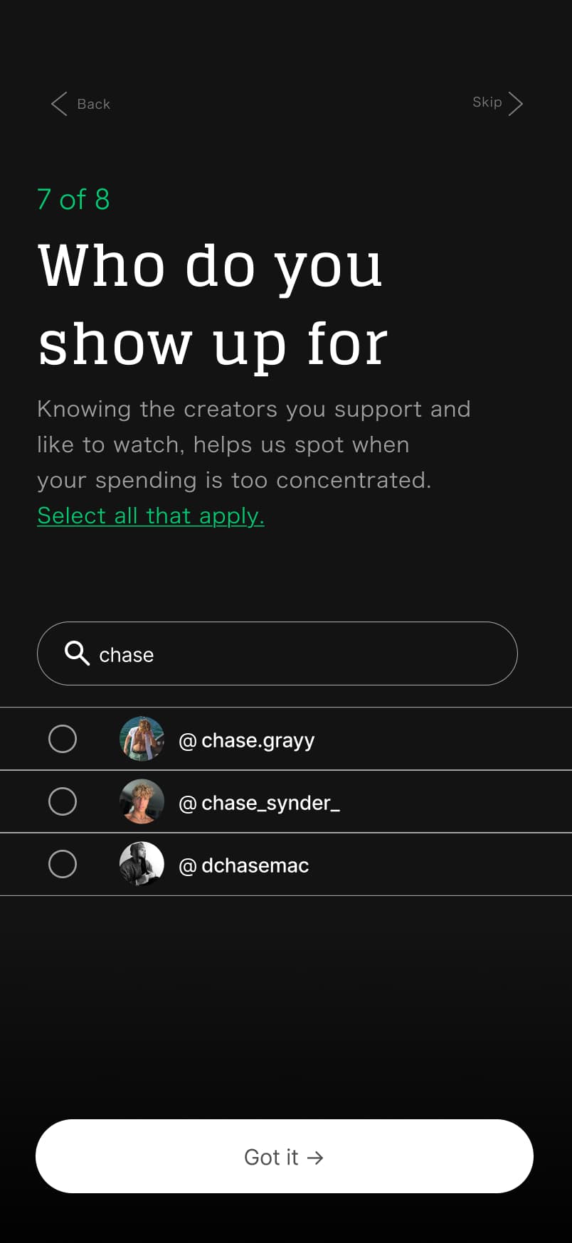 Onboarding screen 5